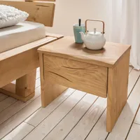 Home Affaire Nachtkonsole HOME AFFAIRE "Ultima Balkenbett Doppelbett, Füße mit Kufenform", braun (fichte gewachst, geölt), B:50cm H:42cm T:36cm, Massivholz, Sideboards, Nachtkonsole, Massivholz, Skandinavisches Design, Robust, stabil, FSC zertifiziert