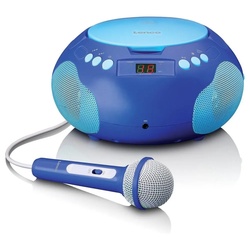 Lenco SCD-620BU – Kinder CD-Player – blau CD-Radiorecorder blau