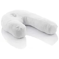 InnovaGoods U-Form Seitenschläferkissen 39 x 57 x 14 cm Weiß