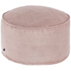 Kave Home Hocker Wilma Cord Rosa 70 cm