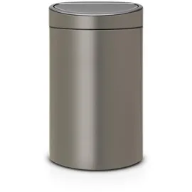 BRABANTIA Touch Bin New, recycle, 23+10 L Platinum