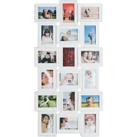 Relaxdays Bilderrahmen Collagen, 18 Bilder, 10x15, Hoch- & Querformat,