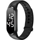 Digital Kinderuhr Armbanduhr Kinder Junge Mädchen Schrittzähler Kinder Digitaluhr Fitnessarmband Fitness Tracker Kinder Uhr Schlaftracker Fitnessuhr ohne App und Handy Wecker Wasserdicht Kalorien