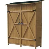 Habitat et Jardin Gartenschrank 33,5 x 152,5 x 140 cm Braun