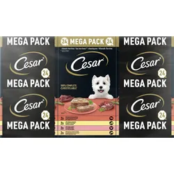 Cesar Hundenassfutter Klassik Terrine Mega Pack