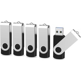 KOOTION USB Sticks 32GB 5er Pack USB 3.0 Speicherstick 5 Stück Datenstick 32 GB Memory Sticks Bunt USB Flash Lauwferk USB Flash Drives 5 STK 32G Set Thumb-Laufwerke 32 Gbyte Flash Stick Schwarz