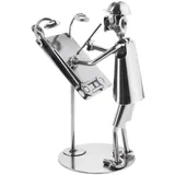 Brubaker Schraubenmännchen Architekt - Handarbeit Eisenfigur Metallmännchen Bauplaner - Metallfigur Geschenkidee für Architekten und Bauplaner