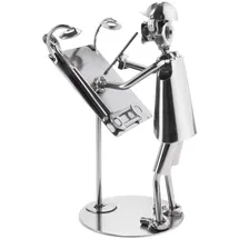 Brubaker Schraubenmännchen Architekt - Handarbeit Eisenfigur Metallmännchen Bauplaner - Metallfigur Geschenkidee für Architekten und Bauplaner