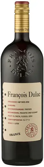 Francois Dulac Rot trocken 1,0L