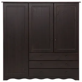 Home Affaire Minik Wäscheschrank 140 x 35 x 140 cm Braun