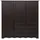 Home Affaire Minik Wäscheschrank 140 x 35 x 140 cm Braun