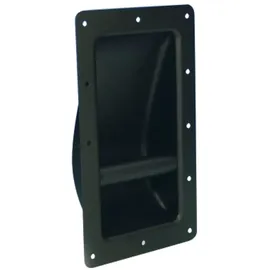 Adam Hall Hardware 34001 Schalengriff Stahl schwarz pulverbeschichtet