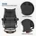 M MCombo Relaxsessel 9076 Mikrofaser 92 x 111 x 140 cm Dunkelgrau mit Hocker