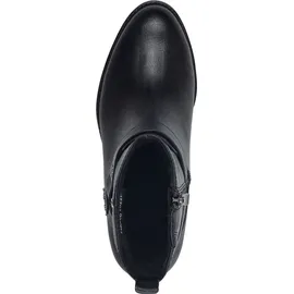 Marco Tozzi Damen Stiefeletten mit Absatz mit Blockabsatz Cowboy, Schwarz (Black), 38 EU - 38 EU