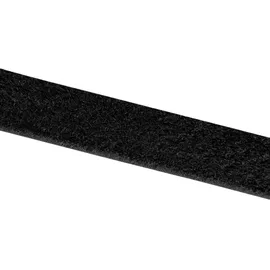 VELCRO® E001025330F1825 Klettband zum Aufkleben Flauschteil (L x B) 25000 mm x 25 mm Schwarz 25 m