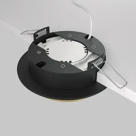 Maytoni Einbauleuchte Aluminium und Kunststoff Ø11mm inkl. GX53 Schwarz
