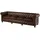 Massivmoebel24 Couch Leder 4-Sitzer Braun