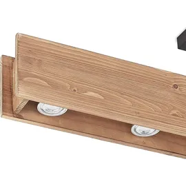 LINDBY Malwin 6-flg. 100 cm Holz dunkel