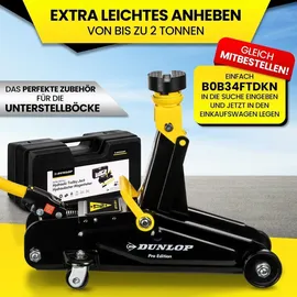 Dunlop Unterstellbock Stahl 285-425 mm gelb höhenverstellbar 3000 kg max. Belastbarkeit