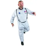 MICA Kostüm Kostüm - Astronaut - für Erwachsene - Größe 56/58 weiß