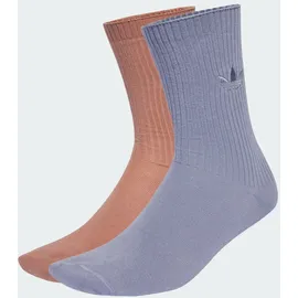 adidas Everyday Icons Crew Socken 2 Paar Warm Clay/Silver Violet 43-45