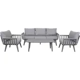 Lesli-Living Amalfi Loungeset grau