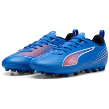 Puma Ultra 6 Play MG Kinder ultra blue/puma white/glowing red 37