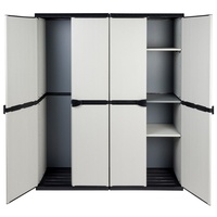 2 x Kunststoffschrank Spindschrank Besenschrank Gartenschrank Schrank Kunststoff