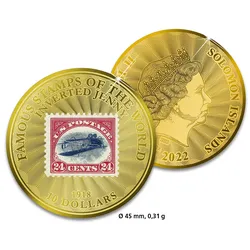 Flatcoin Solomon ́22 Inverted Jenny
