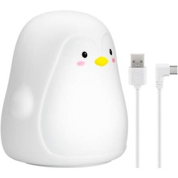 LED Nachtlicht PINGUIN warmweiß + Farbwechsel Touch-Sensor