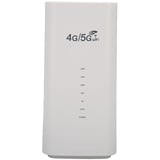 Luqeeg 4G-LTE-Router, WLAN-freigeschalteter 4G-LTE-Modem-Router mit SIM-Kartensteckplatz, 4 Antennen und Bis zu 32 Benutzern, Kabelloser WLAN-Router für Reisen, Roadtrip, Urlaub (EU-Stecker)