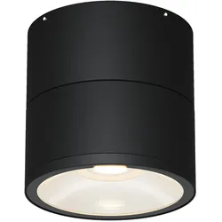 Maytoni Moderne Outdoor Deckenstrahler Spin LED incl. Graphit aus Metall und Glas Energieeffizient 5W für Gärten, Terrassen, Außenanlagen
