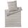 ELEGANTE Desire Gestreift Grau 155 x 220 cm + 80 x 80 cm