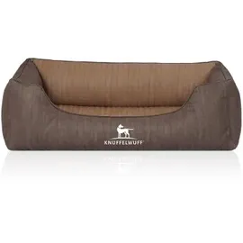 Knuffelwuff Hundebett Outlander M-L 85 x 63 cm Coffee/Braun