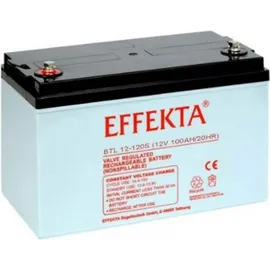 EFFEKTA BTL 12-120S Blei-Vlies Akku AGM VRLA 12V 120Ah