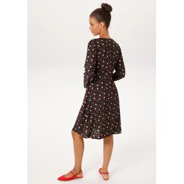 Aniston CASUAL Minikleid in schwarz-rot-wollweiß-blau-grün | Gr.: 44