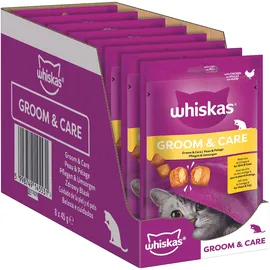 Whiskas Groom & Care mit Huhn 8x45g