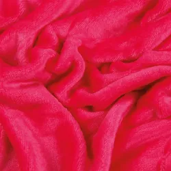Kuscheldecke Wohndecke "Celina" - hochwertige Flauschige Decke, 150 x 200 cm - Pink