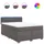 vidaXL Boxspringbett 140 x 200 cm Grau