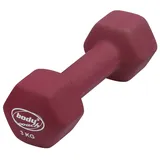 Neopren-Hantel Kurzhantel Dumbell Aerobic Fitness Walking rutschfeste Oberfläche eckig 3kg (1 Stück)