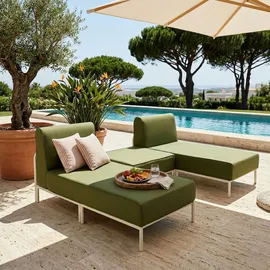 Oviala Loungesofa grün
