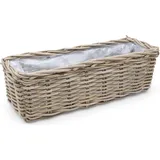 Spetebo Weide Pflanzkasten 60 x 22 cm Natur