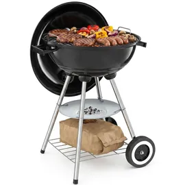 Tectake Kugelgrill schwarz