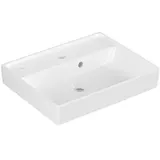 Villeroy & Boch Collaro Handwaschbecken 500 x 400 mm##1 Hahnloch mit Überlauf, stone white CeramicPlus