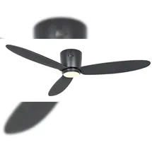 CasaFan Eco Plano II 132 cm Deckenventilator Basaltgrau