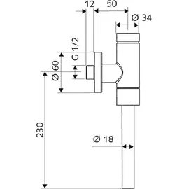 Schell Schellomat Basic SV Urinal-Druckspüler