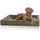 Knuffelwuff Hundebett Santiago S 70 x 50 cm Khaki