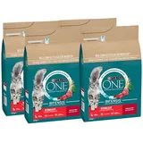 PURINA ONE STERILCAT Trockenfutter Katze mit Rind 4er Pack (4 x 2,8kg)