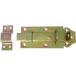 Schlossriegel 120 x 44 mm, verzinkt Schlossriegel Torriegel Türriegel Riegelschloss Schubriegel