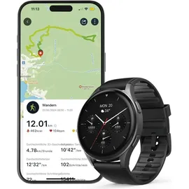 Hama Smartwatch 8900 1.43" schwarz/dunkelgrau